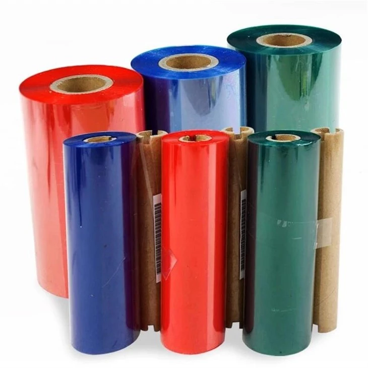 Washable Resin Ribbon Custom Width Diverse Color Thermal Transfer Ink Ribbon 200m Roll For Gift Ribbon high quality
